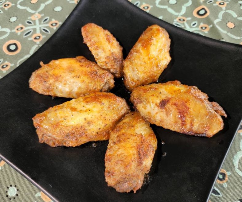 Roasted chicken wings